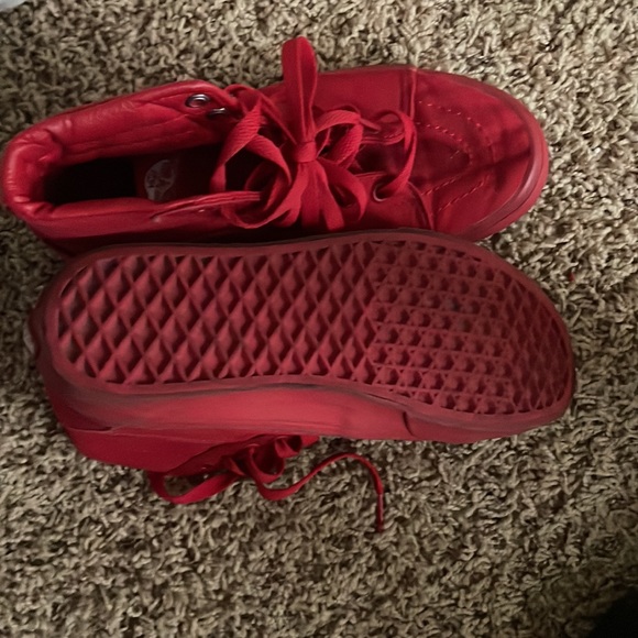 Red Vans - Picture 2 of 3